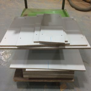 싱크대 ( 하부장3250 mm * 700 mm * 570 mm)(물푸레문짝)(0 mm)(내부장 백색)