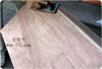 합판, MDF, 락카유색(빨강,노랑 등등) 페인트 시공방법(동영상)