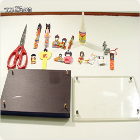 아크릴 맞춤 소품액자를 이용한 장식품 만들기.(동영상)