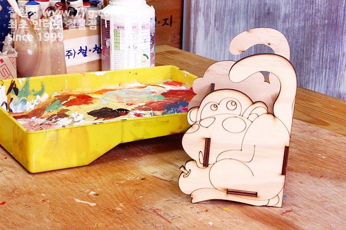 벽에부착하는 동물 시리즈 원숭이 박스 만들기