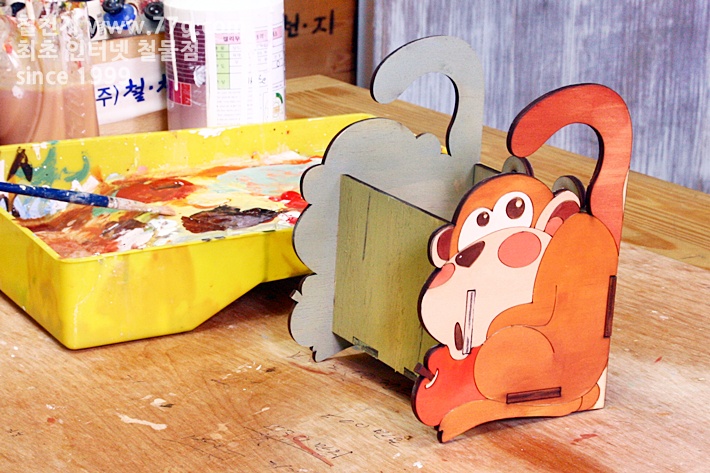 벽에부착하는 동물 시리즈 원숭이 박스 만들기
