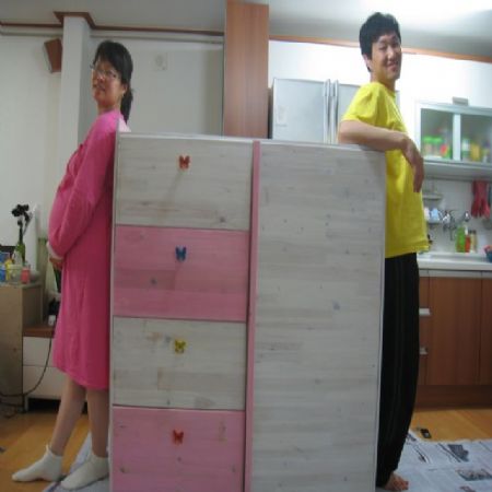 집성목 아가장
