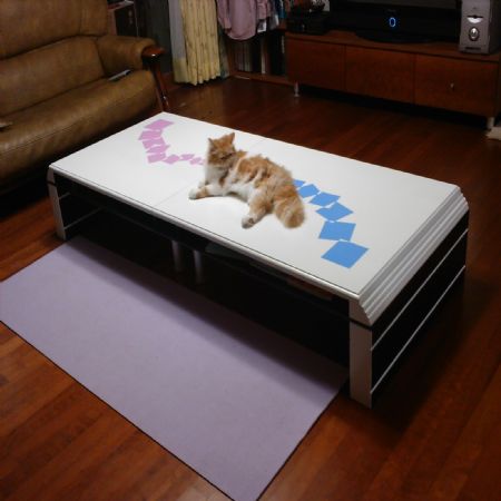 자작나무합판을 이용한 거실 테이블