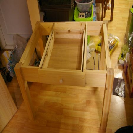 초등학교 입학하는 첫째를 위한 원목 책상