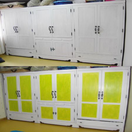 10년넘은 장농 리폼하기...