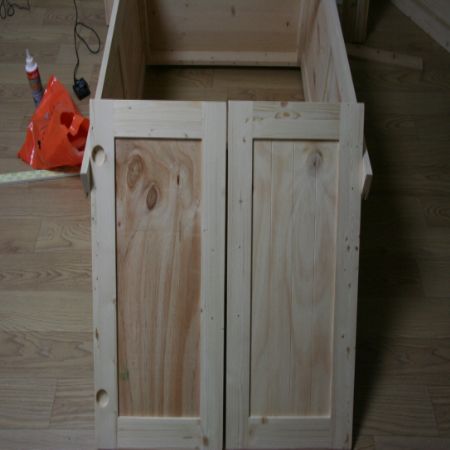 고생끝에 완성한 주방수납장