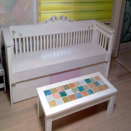 천연 원목 건강 서랍 책상