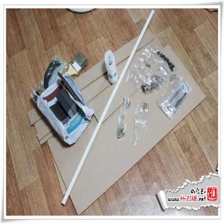 MDF로 만든 페달보드