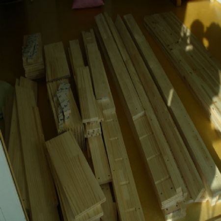 원목 이층침대 만들기...