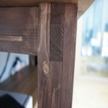 24mm 집성목 한판으로 만든 기본형 책상