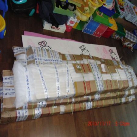 집성목으로 만든 우리집 책장들