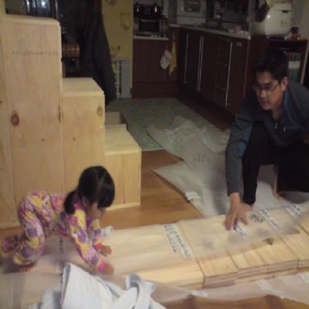 입학하는 딸아를 위한 스마트 침대 조립기~