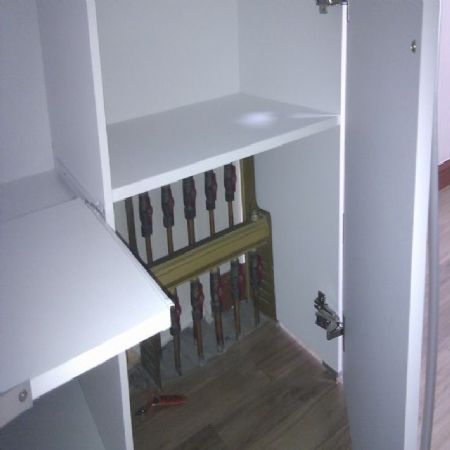 MDF로 만든 아일랜드식탁