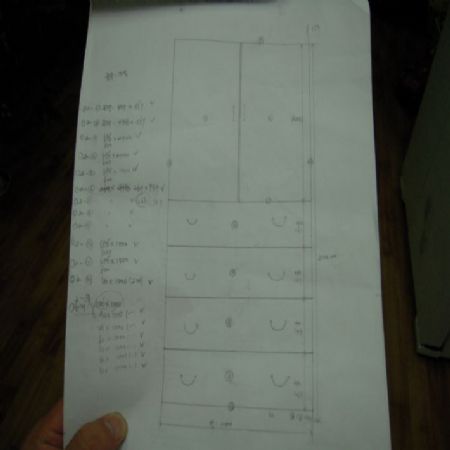 집성목으로 만든 장농 두짝!!