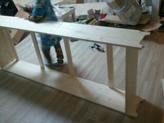 웨스턴 거실장 만들기