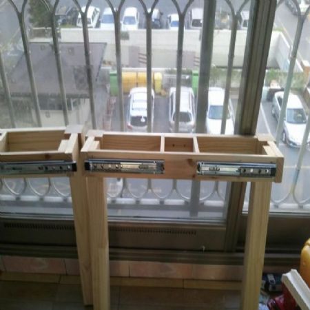 직접 만든 어린이 책상 의자 세트....