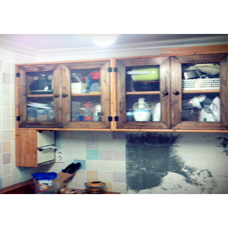 싱크대 상부장입니다.