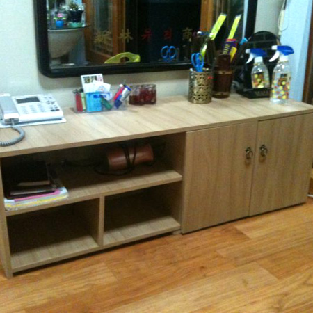 코딩합판으로 만든 테이블