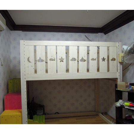 스마트 2층 침대(사이드스텝 공간박스)