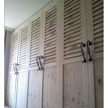 원목시즈닝2단붙박이장과 원목침대(퀸.싱글2개)