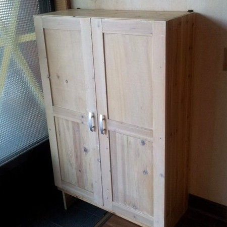 삼나무 신발장 제작