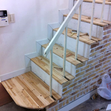 집꾸미기 (벽시공, 계단작업, 페인팅)