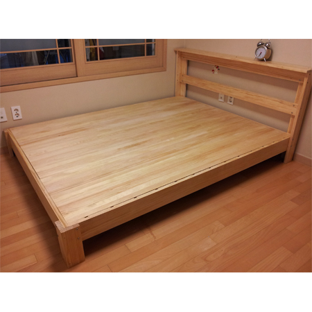 스마트침대 심플헤드 평상형  + 헤드부분에 선반 추가