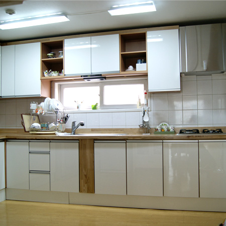 싱크대 상판 문짝 하부장 교체