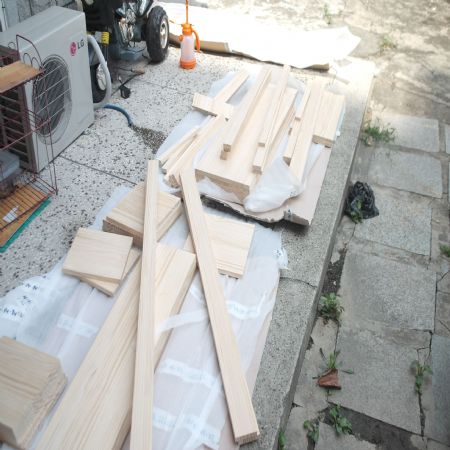 칠레파인으로 벙커침대 만들기