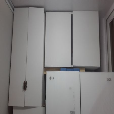 베란다 틈새공간장과 냉장고 상부장 만들기