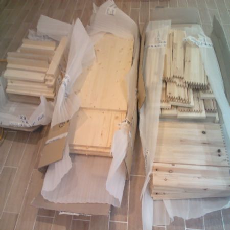 집성목 아일랜드 작업대