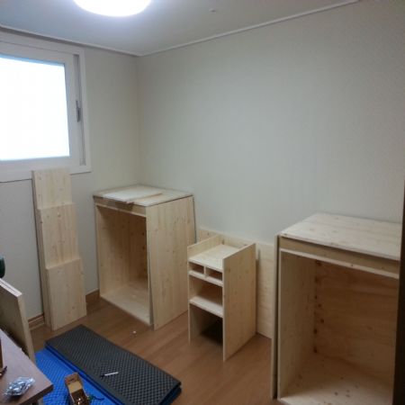 다용도 붙박이 가구 만들기