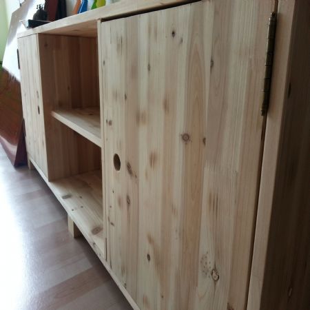 자투리공간 이용(삼목집성판 이용기)