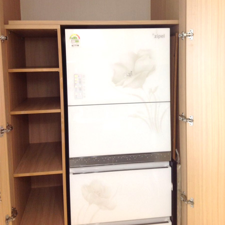 김치냉장고 옆 자투리 공간 수납장