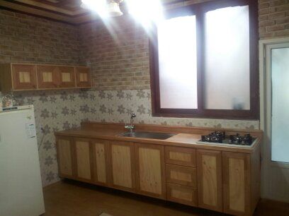 파벽돌 붙이기 및 수납장