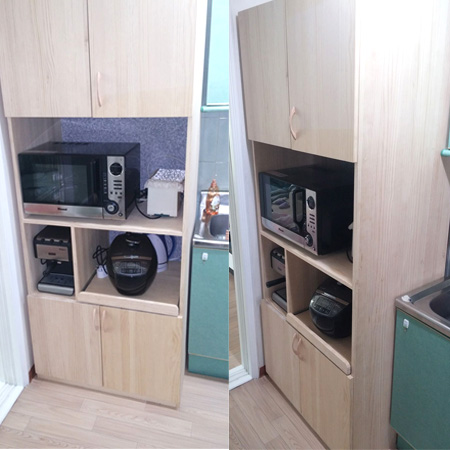 주방용 다용도 수납대