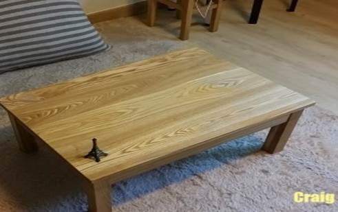 물푸레나무 원목으로 만든 LOW TABLE 002