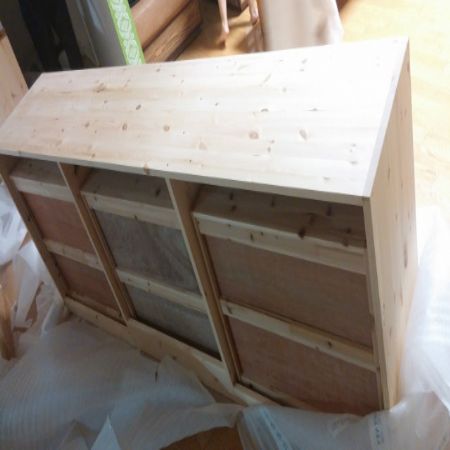 홍송으로 만든 모던침대(짱~ 입니다요)