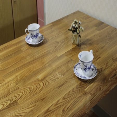 물푸레마무로 만든 식탁(벤치형 의자)