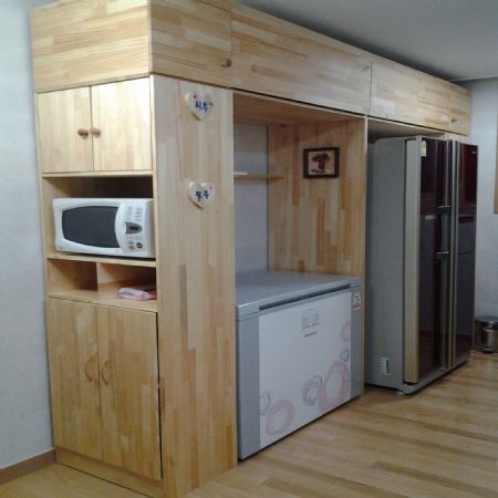 원목으로  냉장고장  도전!!