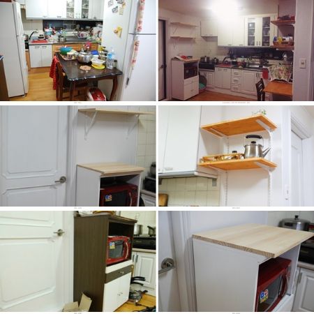 30년 된 친정엄마네 집,   간단한 선반리폼으로 10평은 넓어 보이게!