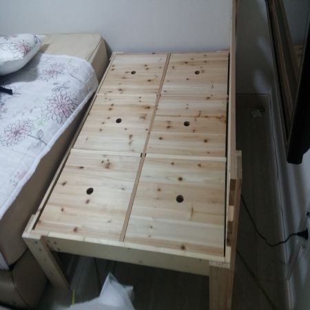 삼나무로 만든 아기매트침대!