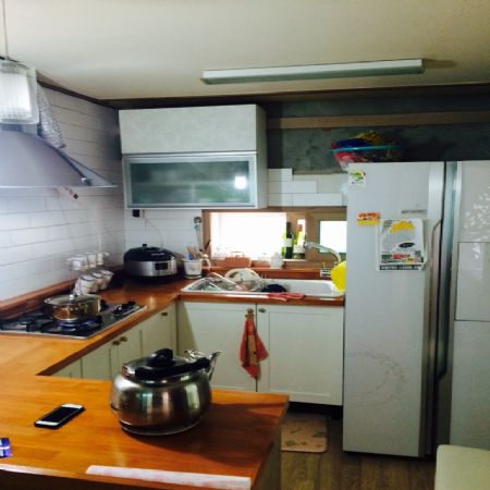 기존 일자 주방에서 ㄷ 자 주방으로의 새로운 구조변경 셀프인테리어!