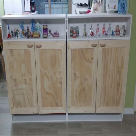 mdf로 만든 수납장