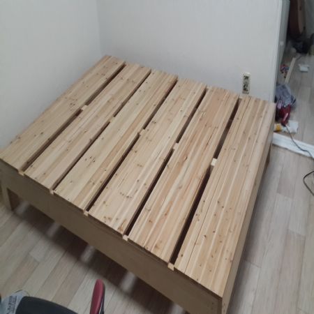 목공 처음 만들기 (평상형침대) 극초보