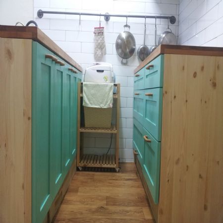 원목 싱크대 제작...