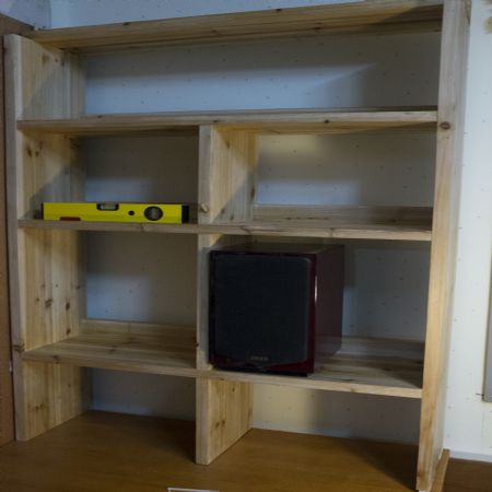 생애 처음으로 책꽂이 만들기 도전