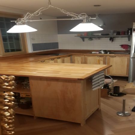 싱크대 완성했습니다.