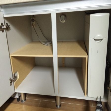 싱크대 하부 선반 & 렌지대