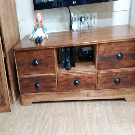 빈티지한 거실장